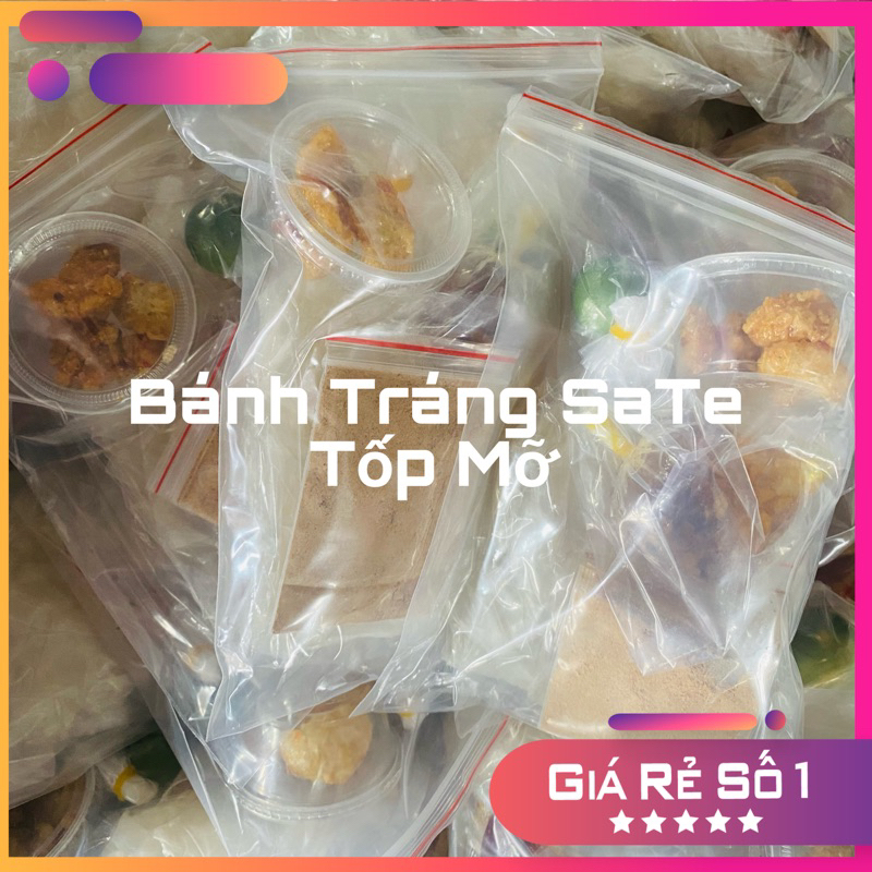 Bánh Tráng Phơi Sương Sate Tốp Mỡ