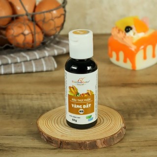 Màu siro thực phẩm Unicorn VÀNG ĐẤT  (chai 210g)