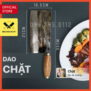 Dao chặt xương, chặt gà - dao chặt đa sỹ - 100% nhíp xe siêu sắc