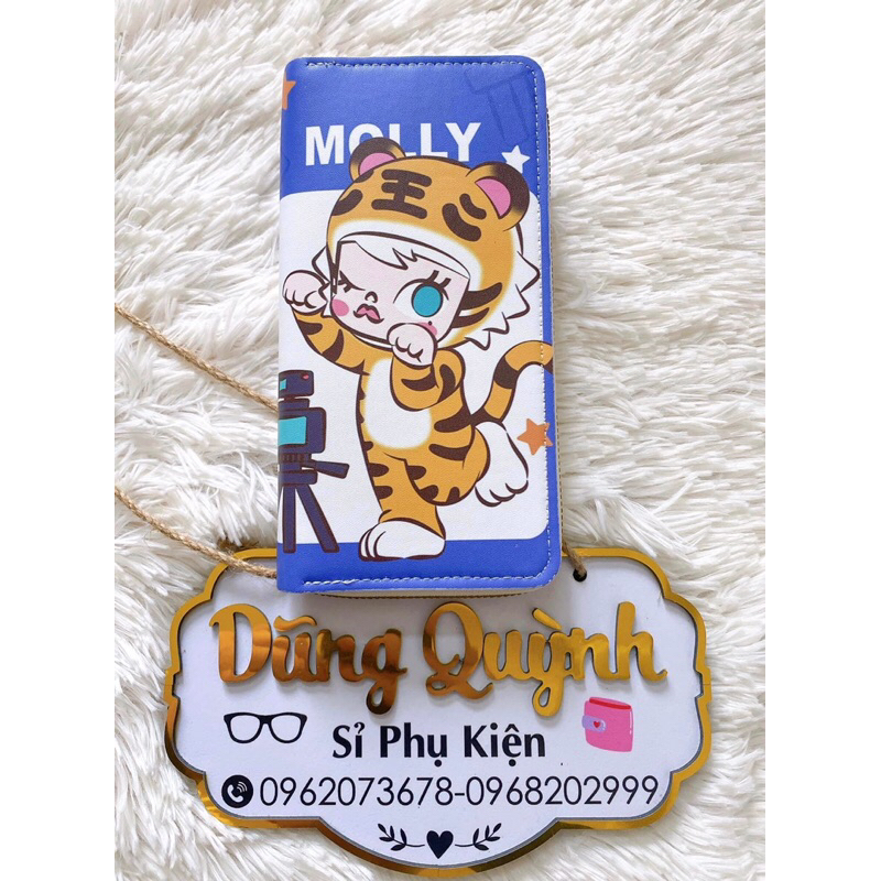 Ví dài cầm tay hoạt hình Moly