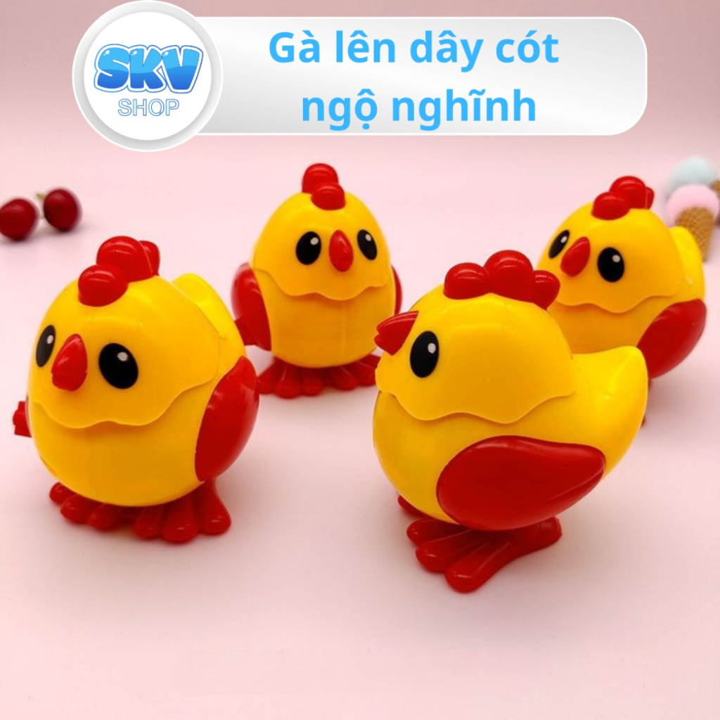 Đồ chơi cho bé gà lên dây cót an toàn cho bé