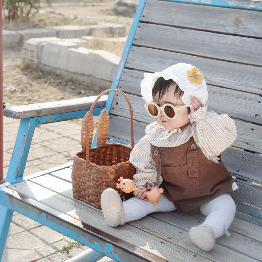 Kính Mát Mắt Tròn Nhiều Màu Chống Tia UV Phong Cách Hàn Quốc Cho Bé Trai, Bé Gái