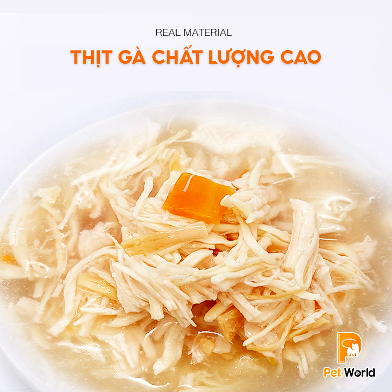 Súp thưởng Pate gà cao cấp cho mèo 90g - Súp thưởng Masti