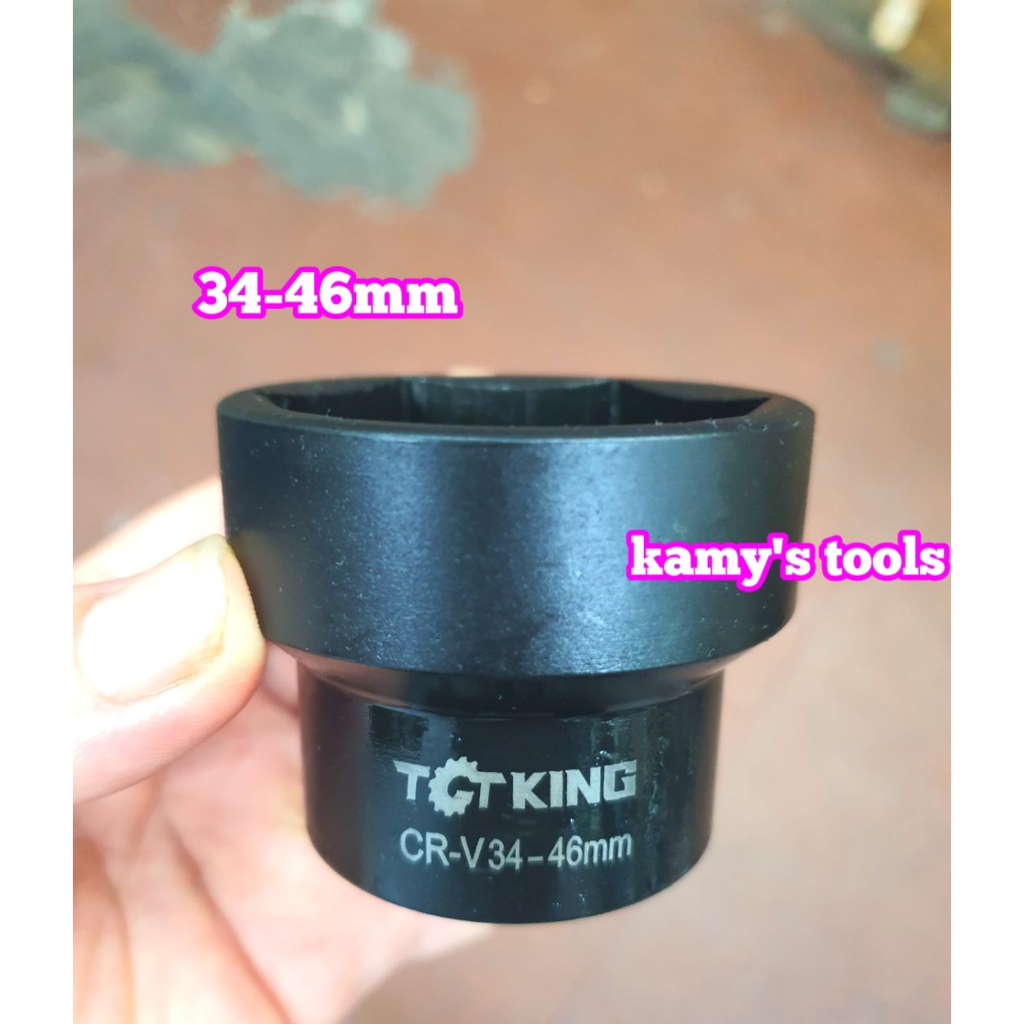 Đầu tuýp khẩu 2 đầu 39mm 41mm và 34mm 46mm lỗ vuông 1/2 inch thép đen cao cấp
