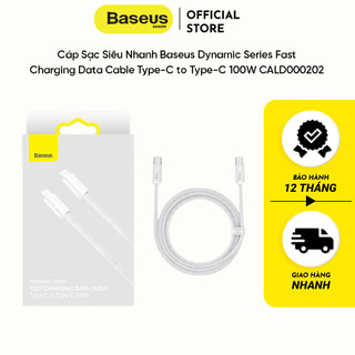 Cáp sạc siêu nhanh baseus dynamic series fast charging data cable type-c to type-c 100w cald000202