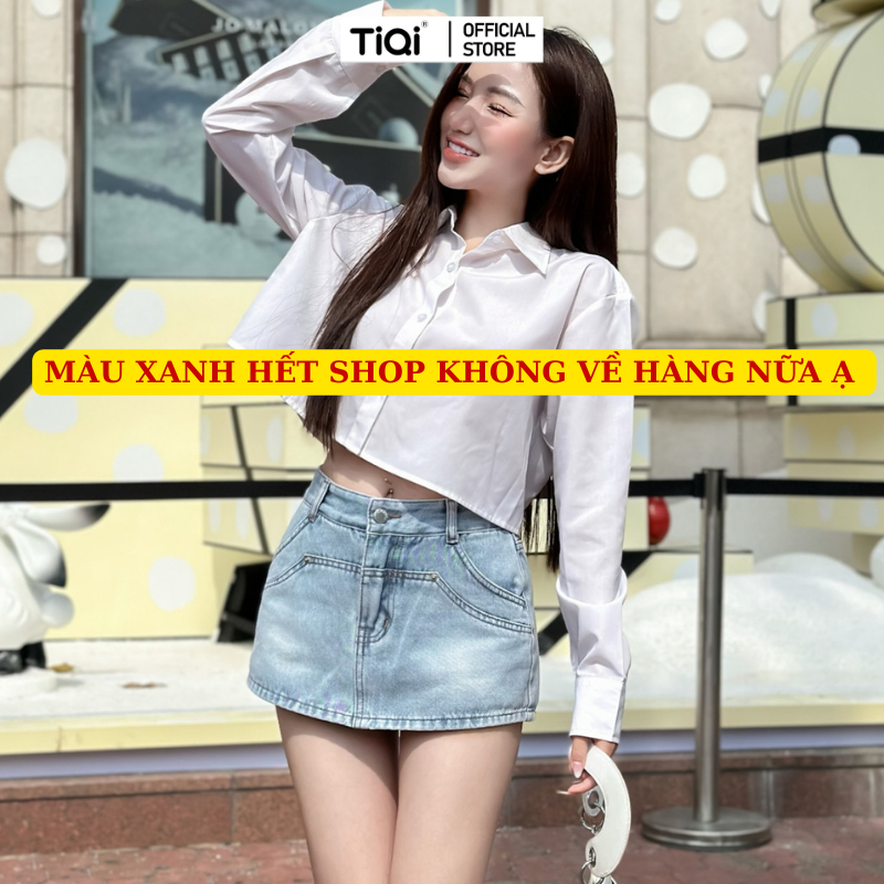 Chân Váy Jean Dáng Ngắn Có Lót Quần Y2k Tiqi Jeans V- 492 | BigBuy360 - bigbuy360.vn
