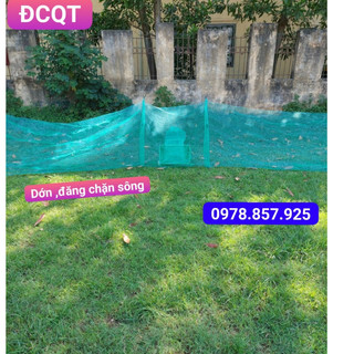 Dớn chặn sông bắt cá cao 1m rộng 5m cửa vào có 30/50cm và 40/60cm(cssx lưới lồng quyền trang)