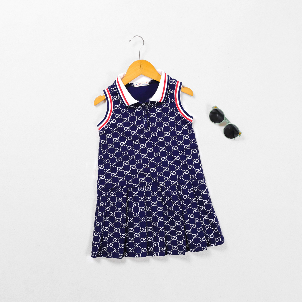 2306.8DAM THUN POLO SN HOA TIET GG