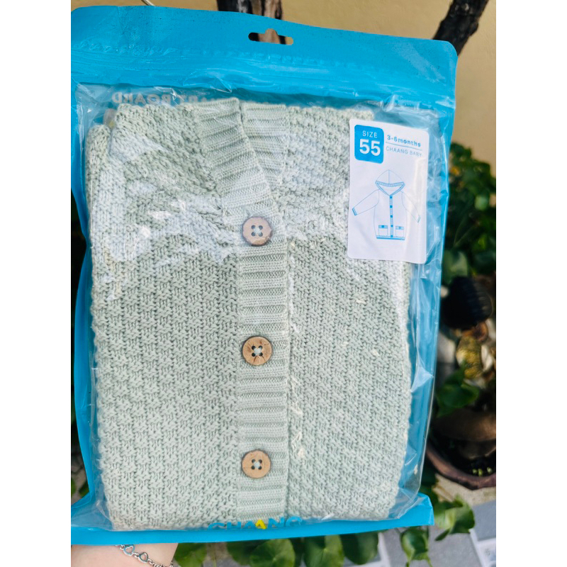 Hàng chính hãng Áo khoác len có mũ CHAANG