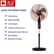Quạt cây đứng CAMEL FS-45 có khiển mới 5 cánh đồng siêu mát bảo hành 12 tháng