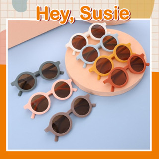  Kính Mắt Chống Tia UV400 Gọng Kính Tròn Siêu Xinh Phong Cách Cho Bé Kính Mắt Cho Bé Hey Susie K051 