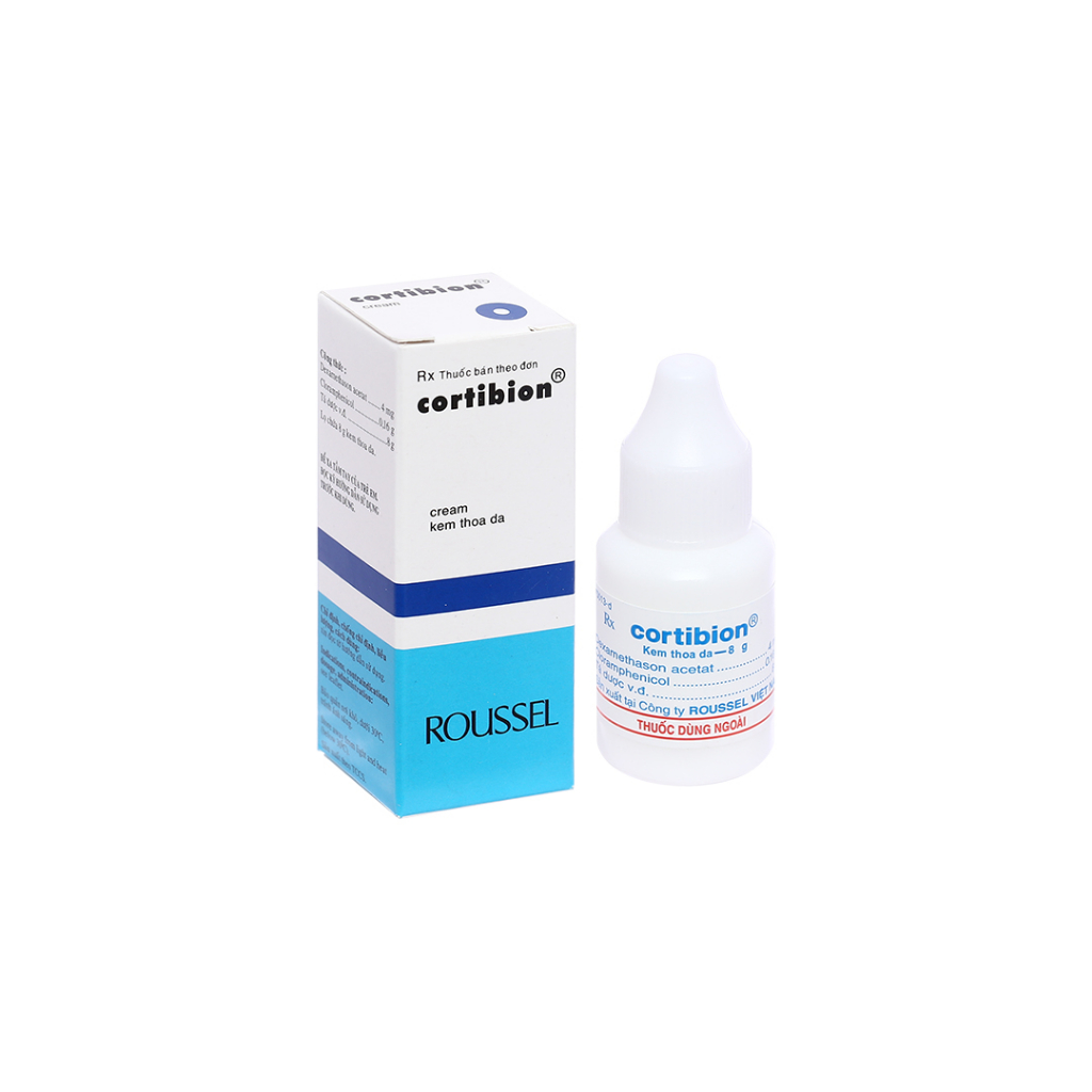(lốc 10c 8g) Cortibion 8g giúp giảm sưng,vim và 1 số bệnh ngoài da
