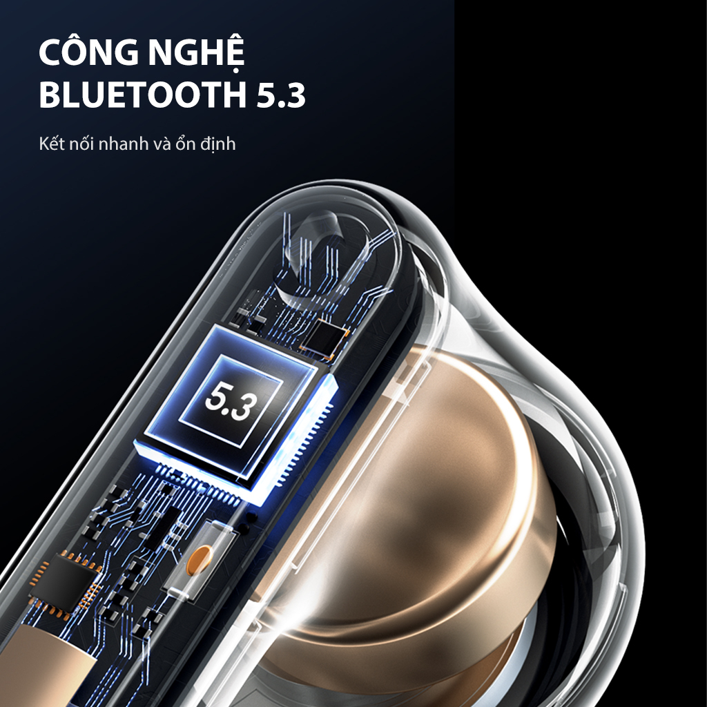 ai nghe bluetooth VIVAN Liberty X1 Trắng chống nước thiết kế tai nghe không dây bass mạnh đàm thoại trong rõ tích hợp mi