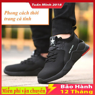  Giày Bảo Hộ Lao Động Nam Nữ Thể Thao - Đế Thép Mũi Thép - Siêu Bền Siêu Nhẹ - BẢO HÀNH 12 THÁNG 