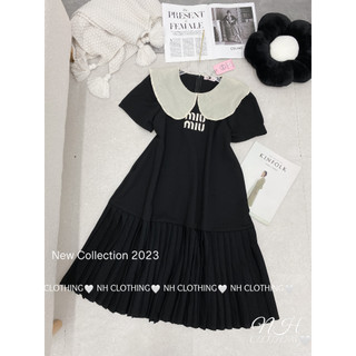 Váy chân dập thêu miumiu sm