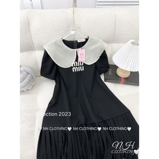 Váy chân dập thêu miumiu sm