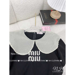 Váy chân dập thêu miumiu sm