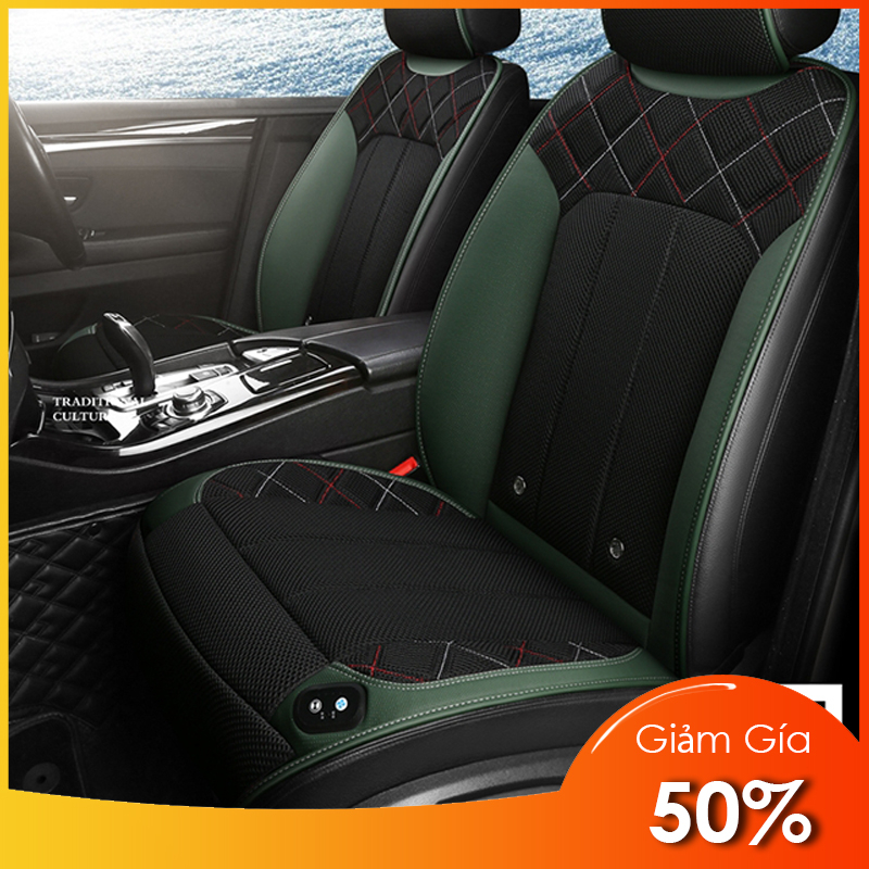 Đệm lót ghế ô tô,Đệm làm mát ghế ô tô 18 quạt gió siêu mạnh,Đệm ghế masage ô tô hỗ trợ giảm mệt mỏi đau thắt lưng | BigBuy360 - bigbuy360.vn