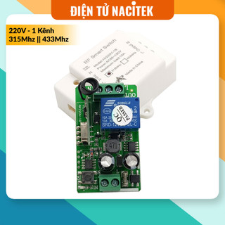 Bộ điều khiển rf 315mhz | 433mhz 220v 1 kênh - 2 kênh