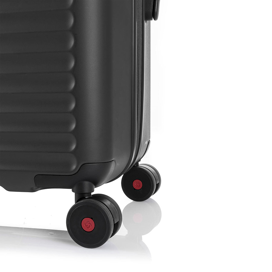 Vali kéo Toiis C SAMSONITE RED - MỸ size Cabin Đai khóa chữ X giúp dễ dàng sắp xếp hành lý Hệ thống 4 bánh đôi 360 độ