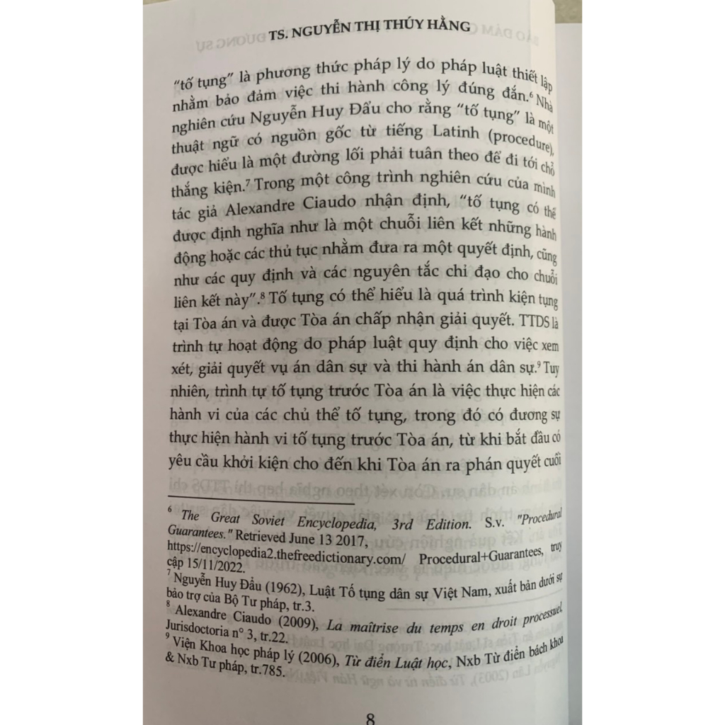 Sách - Bảo Đảm Quyền Tố Tụng Dân Sự Và Đương Sự - TS. Nguyễn Thị Thúy Hằng