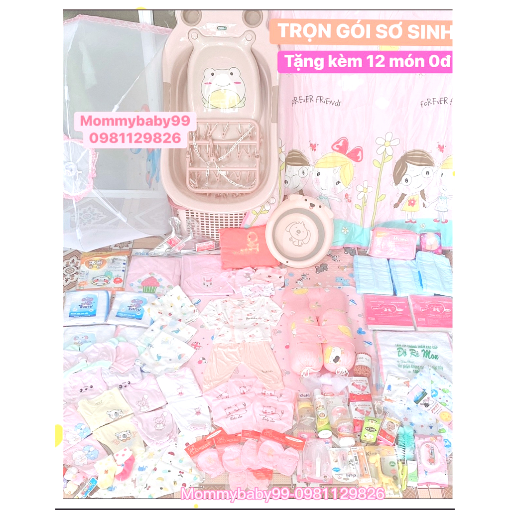 Combo đồ sơ sinh trọn gói cho bé yêu