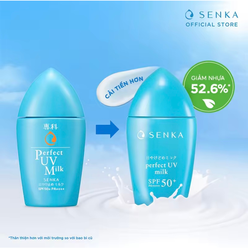 Gift - Kem chống nắng dạng sữa Senka Perfect UV Milk 40ml