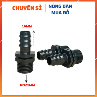 10 Nối ống PE 16MM ra ren ngoài 21mm