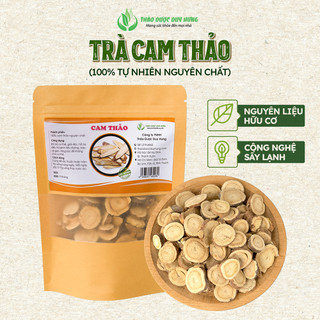 Trà Cam Thảo Sấy Khô Thái Lát Tròn Thảo Dược Duy Hưng - Trà Thảo Mộc Cam Thảo Thanh Nhiệt Và Hỗ Trợ Giảm Cân