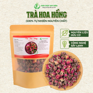Trà Nụ Hoa Hồng Nguyên Bông Sấy Khô Nguyên Chất - Trà Hoa Hồng Giúp Đẹp Da, Cải Thiện Vóc Dáng Và Giảm Stress