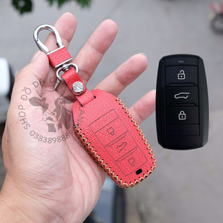 Bao da bọc ốp chìa khoá xe ô tô Vinfast VF5 xe điện VF 5 handmade da thật 004