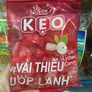 Kẹo Oishi Vị Vải Thiều Ướp Lạnh x1 Ngẫu Nhiên