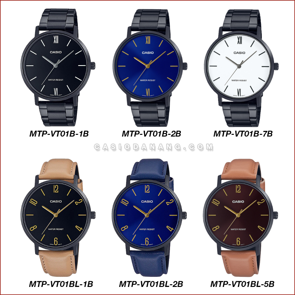 Đồng hồ nam Casio Standard chính hãng Anh Khuê MTP-VT01 Series