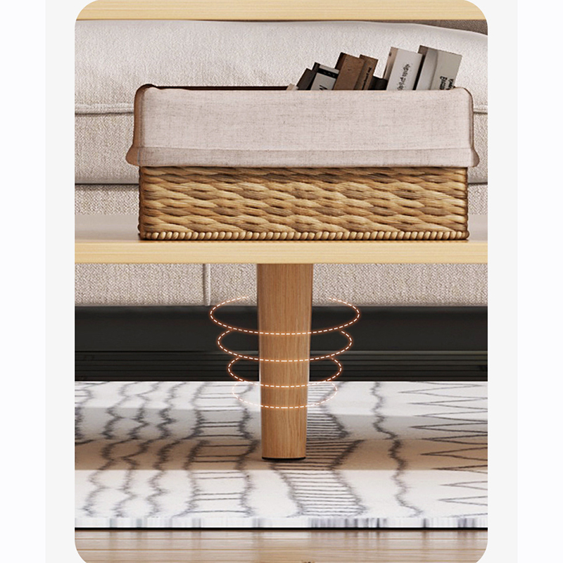 Bàn Trà Sofa Phong Cách Bắc Âu 80x42cm - Bàn gỗ có ngăn kéo decor phòng khách căn hộ sao cấp