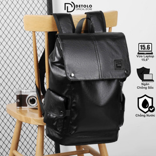 Balo Da du lịch thời trang DETOLO có ngăn Laptop và ngăn Ipad đựng quần áo