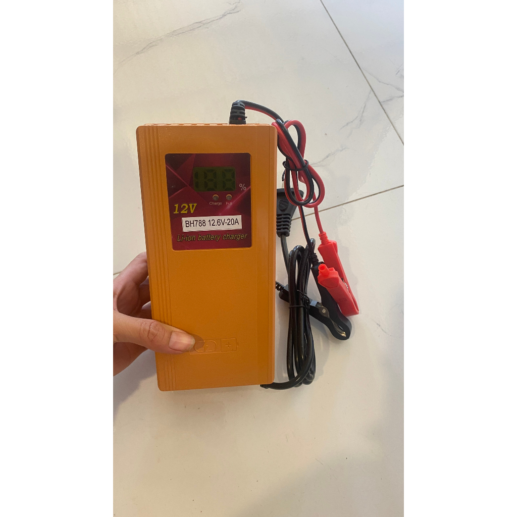 Sạc pin lithium 12,6 20a
