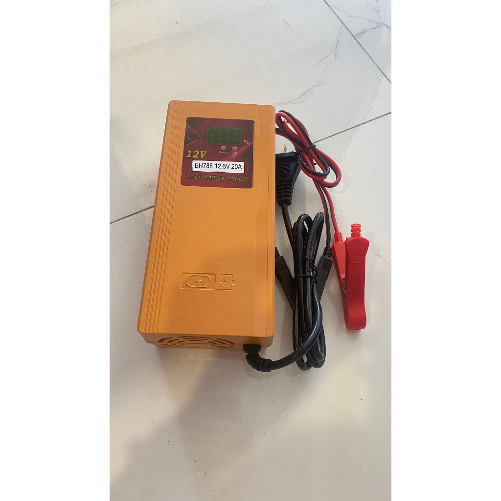 Sạc pin lithium 12,6 20a