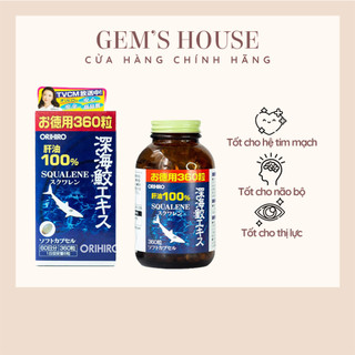 VIÊN UỐNG ORIHIRO SỤN VI CÁ MẬP SQUALENE NHẬT BẢN 360 VIÊN (HÀNG CHÍNH HÃNG)