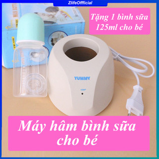 Máy hâm sữa cho bé ym-18a, máy ủ sữa nhanh chóng giúp tiết kiệm thời gian cho mẹ, tặng kèm bình sữa cho bé 125ml