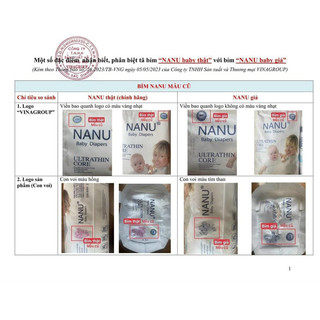 [HCM] Bỉm/Tã Dán/Quần Cao Cấp NANU BABY (50miếng)