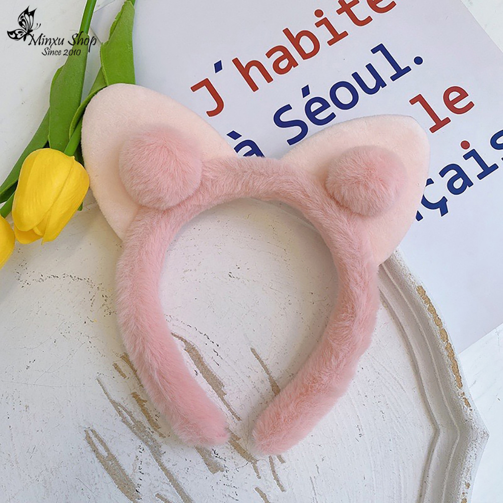 Bờm tóc Hàn Quốc, bờm rửa mặt xinh xắn nhiều hình Minxu shop BTM