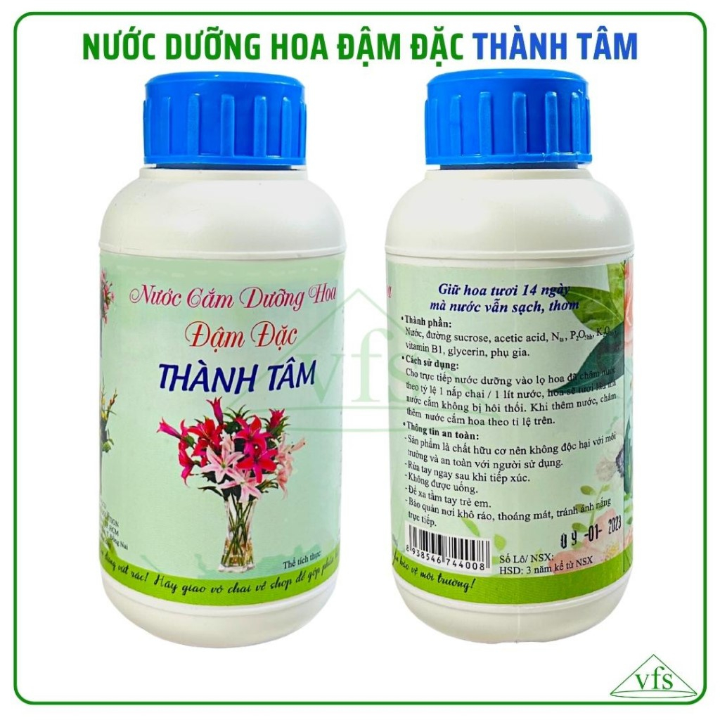 Nước dưỡng hoa Matara Thành Tâm 250ml. Giúp dưỡng hoa tươi lâu đến 14 ngày không bị hỏng, không bị mùi hôi khó chịu