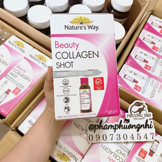 DATE 02/25 - BILL MUA TẠI PHARMACY ÚC - HÀNG BAY AIR-  Collagen dạng shot Nature's Way Beauty Collagen Shot