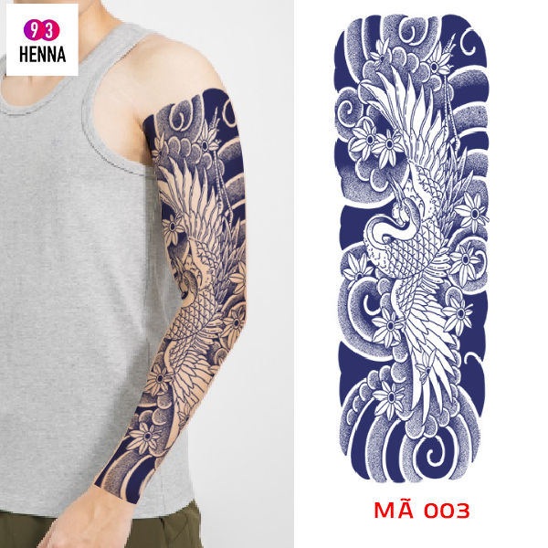 Hình xăm full tay nhật cổ 15 ngày