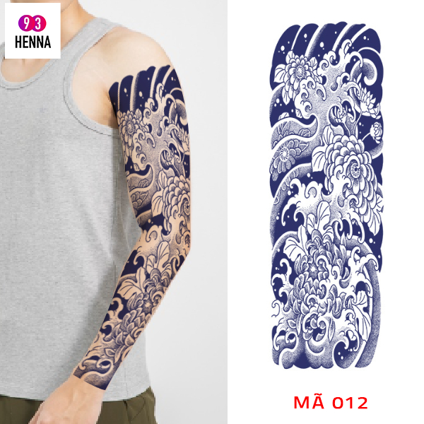 Hình xăm full tay nhật cổ 15 ngày