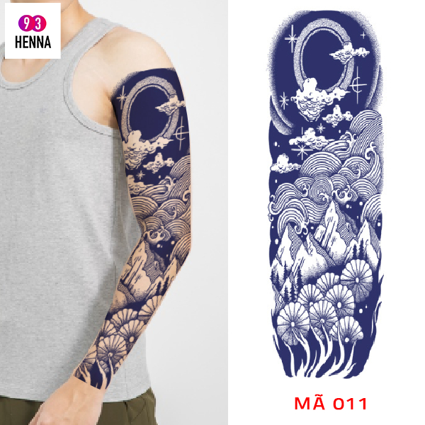 Hình xăm full tay nhật cổ 15 ngày