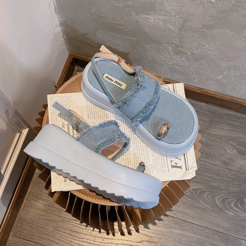 DÉP SSANDAL XỎ JEAN RÁCH 😍