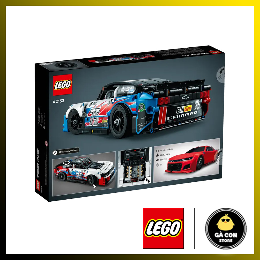 Lego TECHNIC 42153 NASCAR® Next Gen Chevrolet Camaro ZL1.
