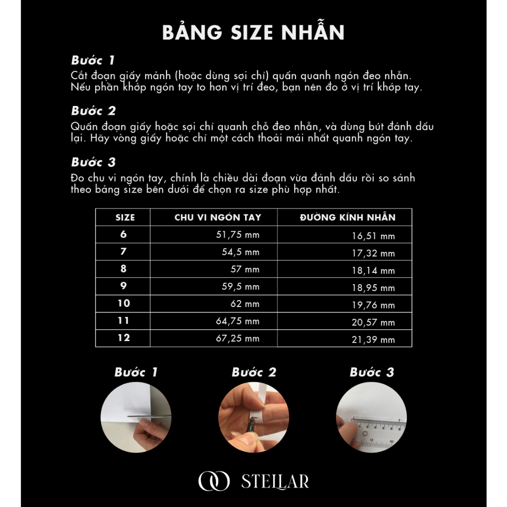 Nhẫn Nam Vonfram Stellar "The Alpha" Trơn Đen Nguyên Khối - Cao Cấp Lịch Sự Không Gỉ - Bền Gấp 3 Nhẫn Nam Titan