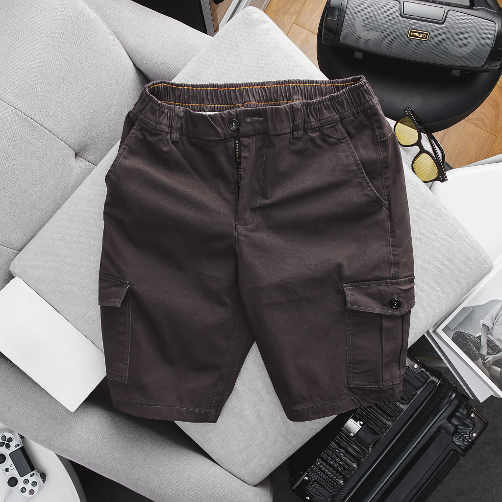 BIGSIZE - Quần short kaki nam BB - Boiz túi hộp form bigsize 70kg - 110kg